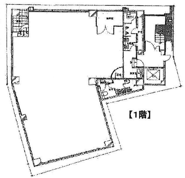 秋葉原花岡ビル1F 間取り図
