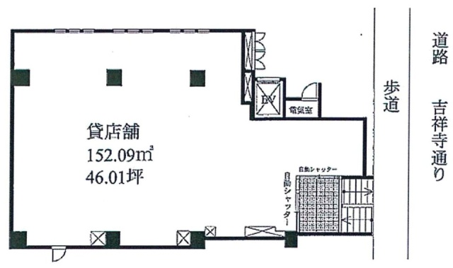 インペリアル吉祥寺1F 間取り図