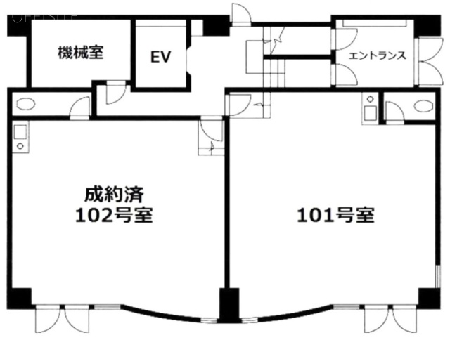 ラミューズ松が谷101 間取り図