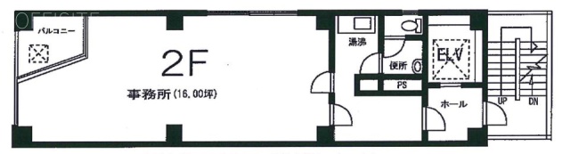 美濃松ビル2F 間取り図