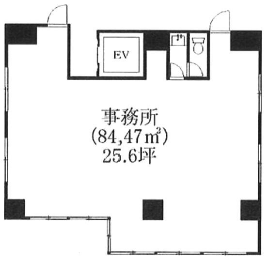 プラネットK2F 間取り図