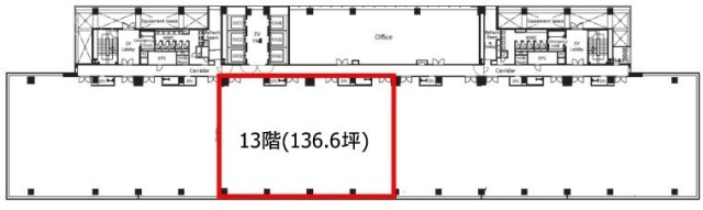 コンカード横浜16F 間取り図