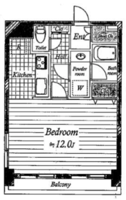 ルモン代官山302 間取り図