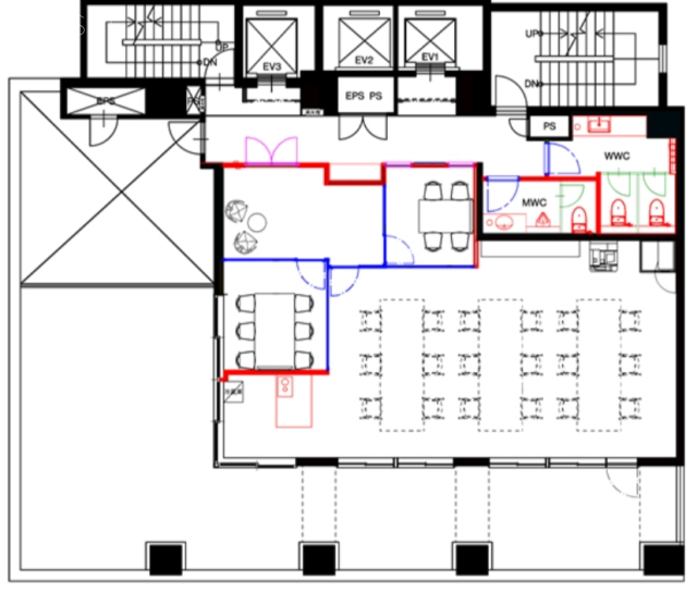 THE PORTAL 新宿御苑10F 間取り図