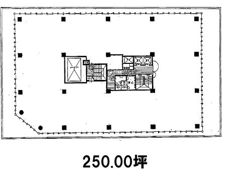 オフィスコオフィス信濃町4F 間取り図