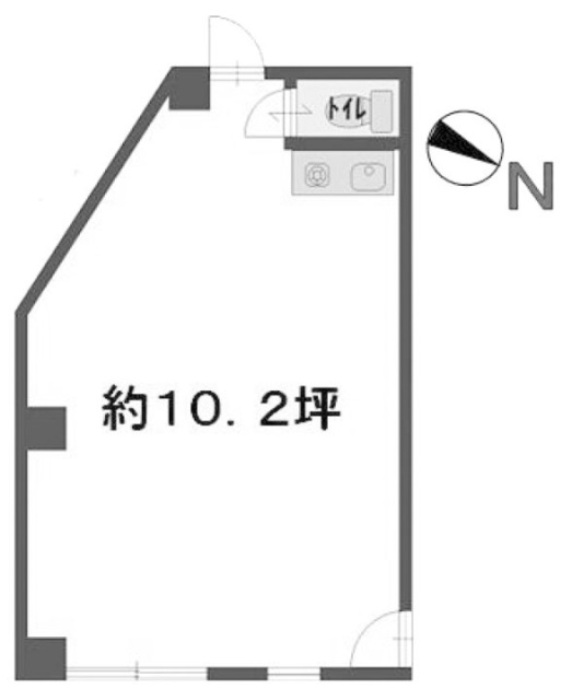 柴又エスプリビルド1F 間取り図