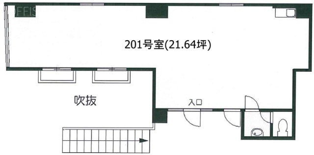 ラインビルド高円寺・林ビル201 間取り図