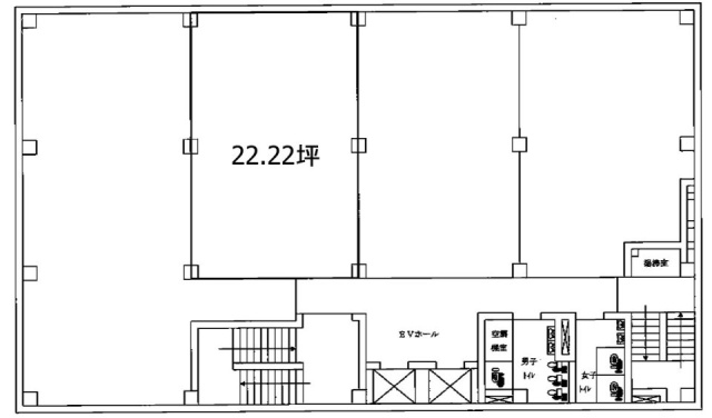 油脂工業会館6F 間取り図