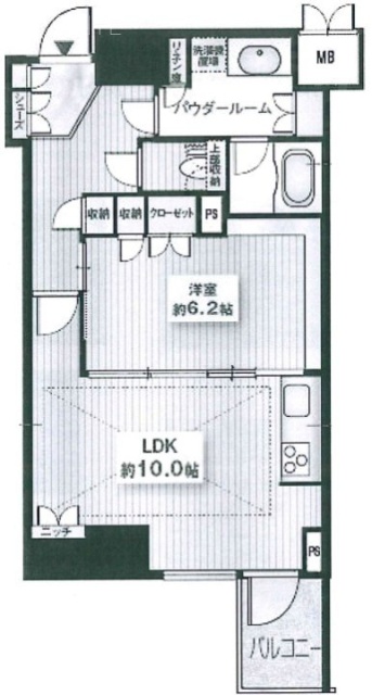 クオリア銀座ビル3F 間取り図