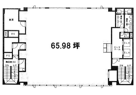 NDK第一池之端ビル8F 間取り図