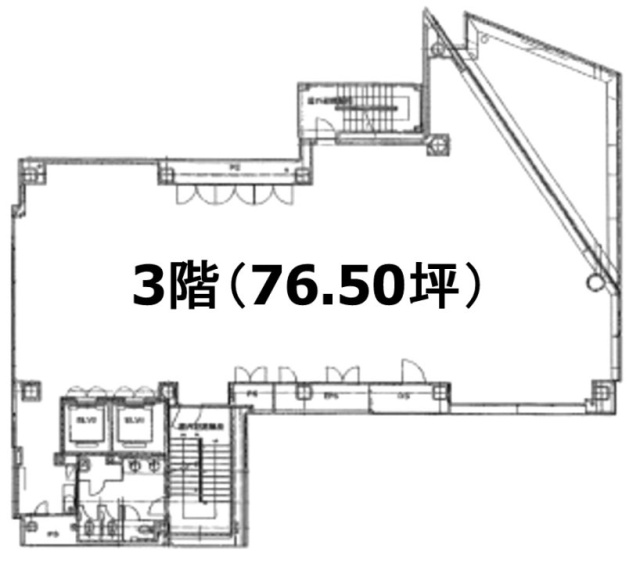 ヒューリック神田須田町ビル3F 間取り図