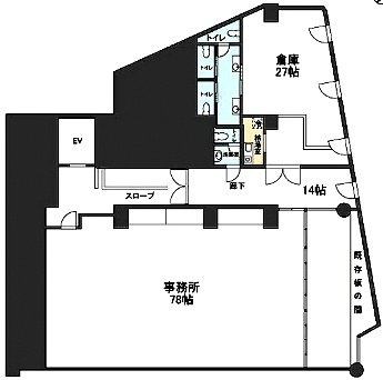 中田ビル302 間取り図