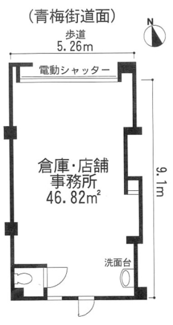 荻窪ハイムビル1F 間取り図