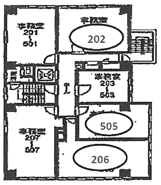 ファイブビル八丁堀505 間取り図