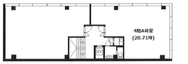 山中ビルA 間取り図