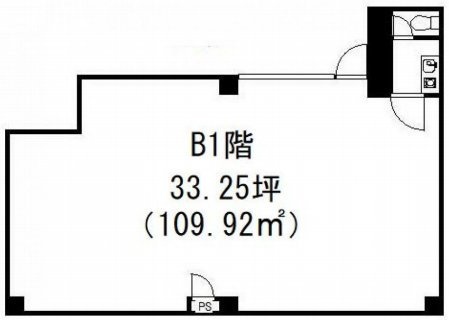 リバティーコート橋本B1 間取り図