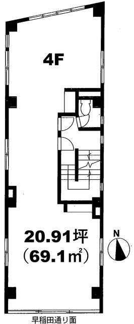 大和ビル4F 間取り図