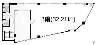 ツルマビル3F 間取り図