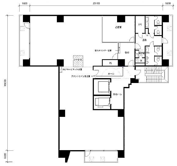 アクシオール三田6F 間取り図