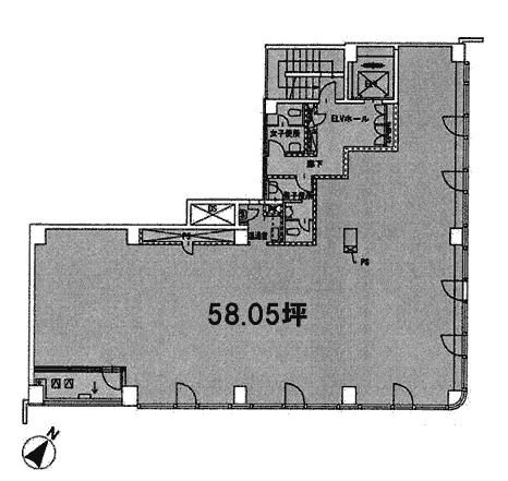 八重洲共同ビル5F 間取り図