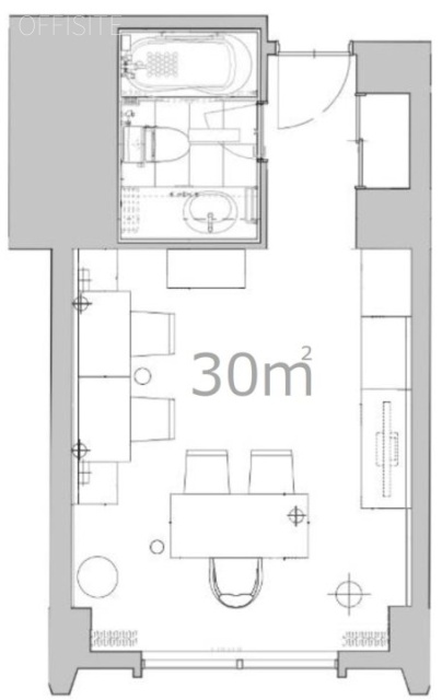 グランオフィス白金(シェラトン都ホテル東京)ビル209 間取り図