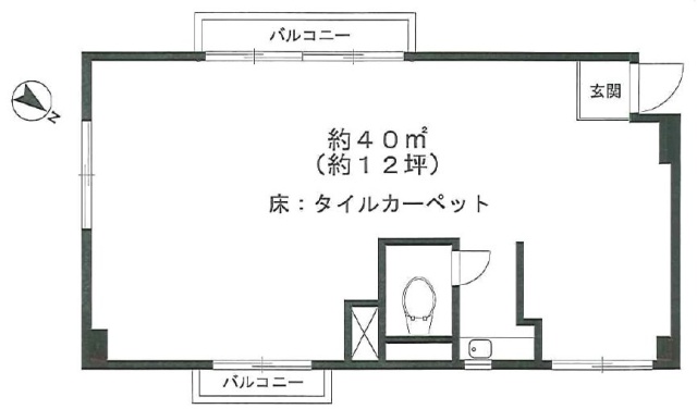 代官山ドエル201 間取り図