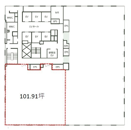 Dタワー西新宿AB 間取り図