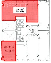 大樹生命横浜桜木町ビル2F 間取り図