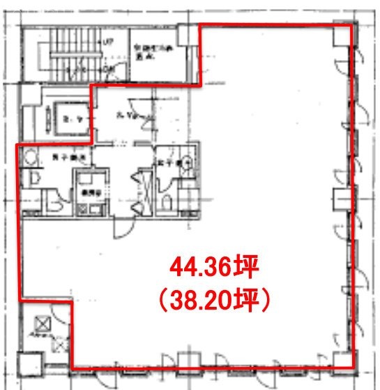 新京橋ビル4F 間取り図