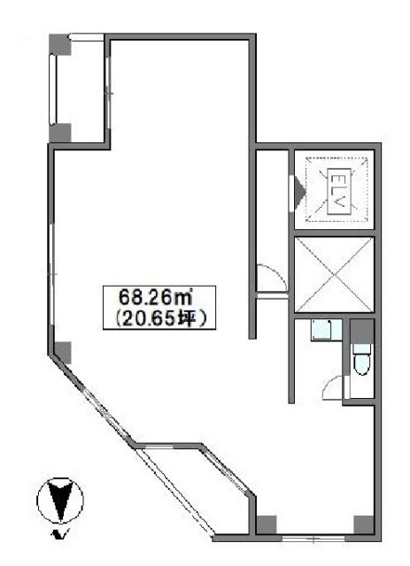 下総屋ビル7F 間取り図