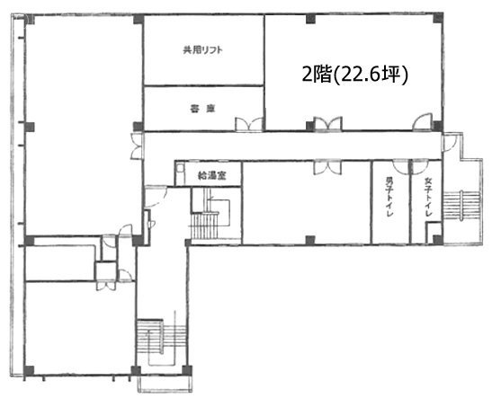 ながせビル2F 間取り図