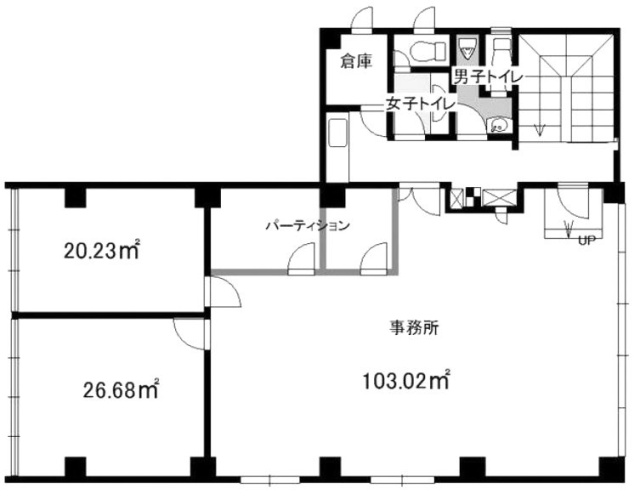 コクボビル3F 間取り図