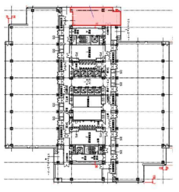 文京グリーンコートセンターオフィス18F 間取り図
