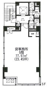 朝日ビル5F 間取り図