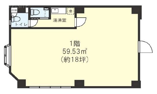 M’s国立ビル1F 間取り図