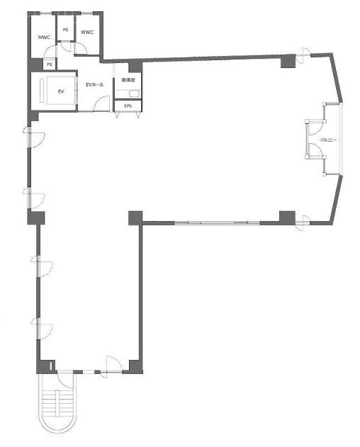 エムジー芝浦ビル3F 間取り図