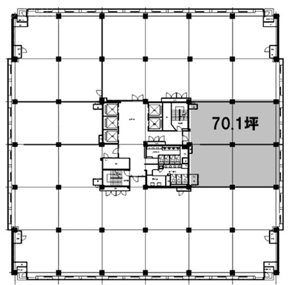 虎ノ門33森ビル3F 間取り図