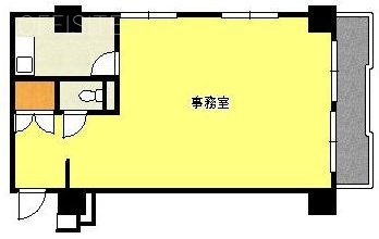 クレール八重洲通りビル504 間取り図