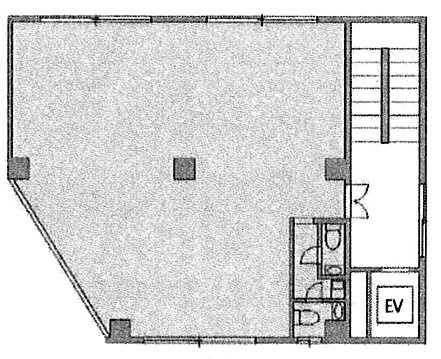 喜多重ビル5F 間取り図
