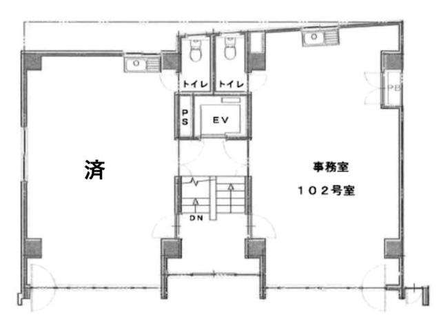 宝栄内神田ビル102 間取り図