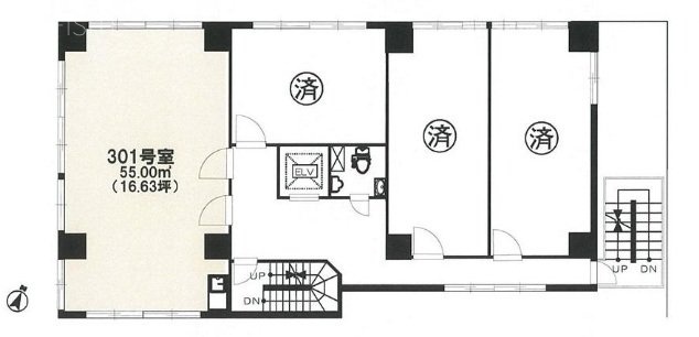 神田中央ビル301 間取り図