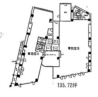 カゲオカビル3F 間取り図