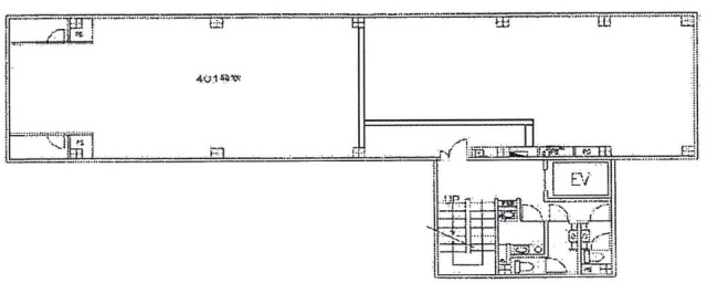 下谷ポラリスビル401 間取り図