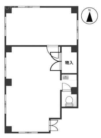 第二安田ビル1F 間取り図