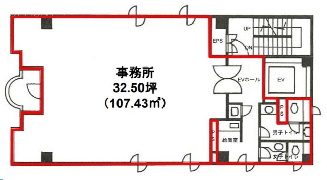 第2秩父屋ビル2F 間取り図