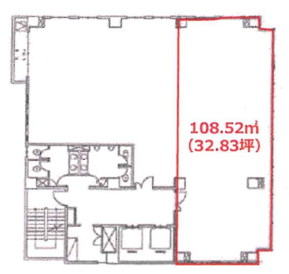 金周(カネシュウ)ビル4F 間取り図