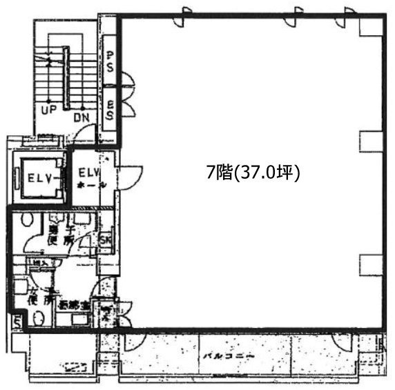 D’s VARIE御徒町7F 間取り図