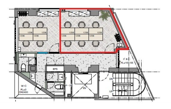 (仮)目黒青葉台ビルB 間取り図