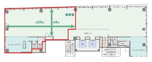 T-PLUS日本橋小伝馬町4F 間取り図