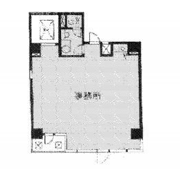 新富太陽ビル4F 間取り図